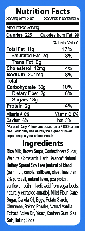 Cinnamon Roll Bread Nutritional Facts
