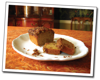 Pumpkin Streusel Mini Breads
